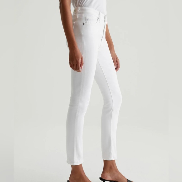 Ag Adriano Goldschmied Denim - Brand new with tags AG, Mari high-rise, slim straight, white jeans